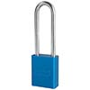 American Lock Blue Padlock 1 1 2in Solid Aluminum 1107BU