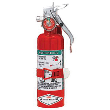 Amerex 1.4 Pound Halotron I Fire Extinguisher A384T