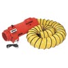 Allegro ALE9533-25 32 1/8" X 11" X 14 3/4" 816 cfm 1/3 hp 115 VAC 60 Hz Plastic Compaxial Blower With Canister And 8" X 25' Duct