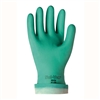 Ansell Edmont Nitrile Gloves Green Sol Vex 13 in Flock Lined 15 mil