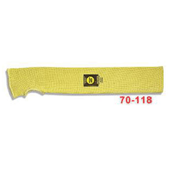 Ansell Edmont 70-118-18 GoldKnit 100% Kevlar Medium Weight Cut Resistant 18" Knit Sleeve With Thumb Slot, Pair