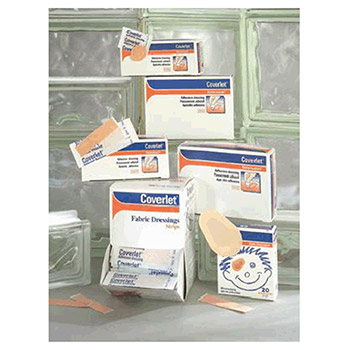 BSN-JOBST 230 3/4" X 3" Coverlet Latex-Free Fabric Strip Adhesive Bandage (100 Per Box)