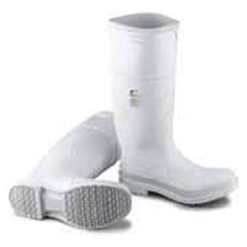 Bata Shoe 81012-12 Onguard Industries Size 12 White 16" PVC Kneeboots With Safety-Loc Outsole And Steel Toe