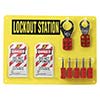 Brady USA Yellow Acrylic 5 Lock Lockout Center 51181