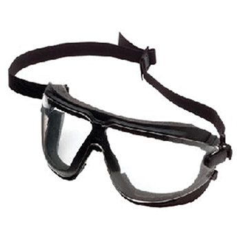 Aearo 3M 16618-00000 Large Lexa Splash GoggleGear Dust And Impact Goggles With Black Foam Lined Frame Clear DX Anti-Fog Anti-Scratch