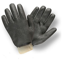 Cordova 5100J Black Double-Dipped PVC glove