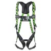 Miller By Honeywell DFPACQCUGN Universal DuraFlex AirCore Full Body Style Harness With Back D-Ring, Quick Connect Leg And Chest Strap Buckle And Sub-Pelvic Strap