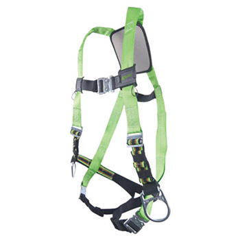 Miller By Honeywell DFPP950QC7UGN Universal DuraFlex Python Ultra Full Body Style Harness With Back And Side D-Ring, Friction Shoulder Strap Buckle, Quick Connect Chest Strap Buckle, Quick Connect Leg Strap Buckle And Sub-Pelvic Strap And Lanyard Ring