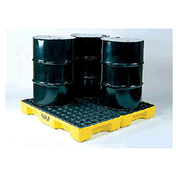 Eagle 1634 Four Drum (60 Gallon Capacity) Polyethylene Modular Spill Containment Platform