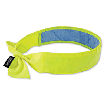 Ergodyne 12566 Chill-Its Hi-Vis Lime 6700CT Evaporative Cooling Bandana With Cooling Towels