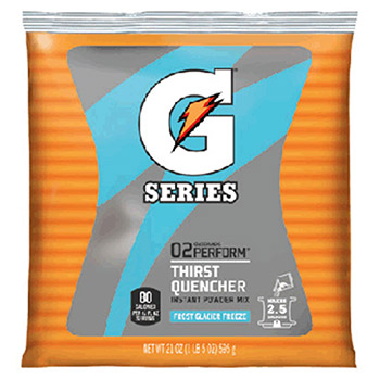 Gatorade 21 Ounce Instant Powder Pouch Glacier Freeze 33677