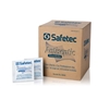 Safetec 5" X 8" Foil Pack Unscented BZK Antiseptic Wipes, 100 Pkg Per Box