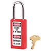 Master Lock Red #411 3in High Body Safety Lockout Padlock 411RED