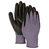 Majestic Nitrile Gloves Foam Palm Nylon Black 3229