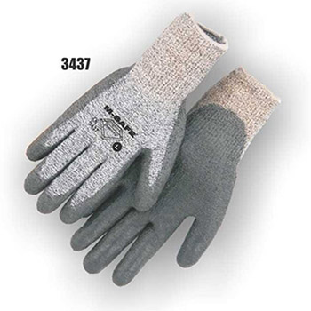 Majestic Coated Gloves Ring Spun Dyneema Yarn Gray 13 Gauge Seamless 3437