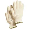 Majestic String Gloves White Knit Polyester 3909W