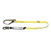 MSA MSA10113164 6' Workman Single Leg Energy-Absorbing Adjustable Lanyard With 36C Snap Hook Harness And 36CL Snap Hook Anchorage Connection