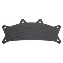 MSA MSA10153518 4 1/2" X 7" X 5/16" Blue/Gray Polyester Sweatband Moisture Wicking Pad For Use With Fas-Trac III Suspension 