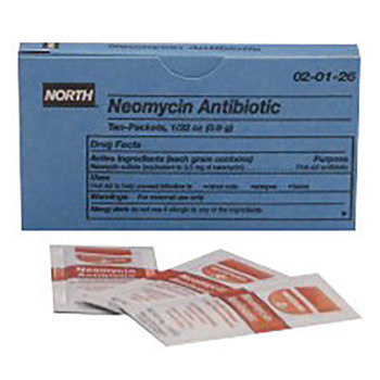 North by Honeywell NOS020126 1 Gram Pouch Single Neomycin Antibiotic Ointment
