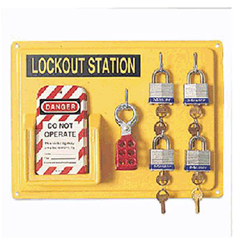 North LSE104F by Honeywell 4 Complete Lockout Station Includes: (4) 3D (1) ELA290 (3)R60ML