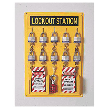 North LSE105F by Honeywell 10 Complete Lockout Station Includes: (10) 3D (2) ELA290 (3) R60ML