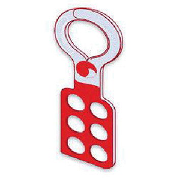 North MS86 by Honeywell M-Safe Red Metal Lockout Hasp 4-3/8
