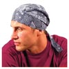 OccuNomix OCCTN6-CBL Cowboy Blue Tuff Nougies 100% Cotton Deluxe Doo Rag Tie Hat With Elastic Rear Band