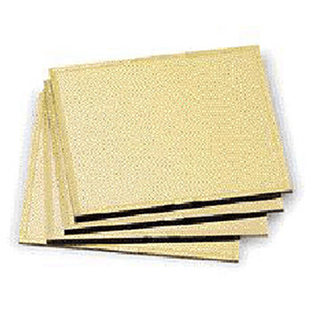 Radnor 64005063 4 1/2" X 5 1/4" Shade 11 Gold-Coated Polycarbonate Filter Plate