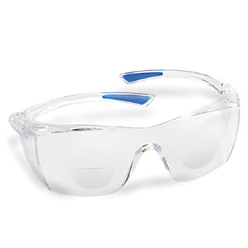 Radnor RAD64051135 Readers Series 1.5 Diopter Safety Glasses With Clear Frame And Clear Polycarbonate Anti-Scratch Lens