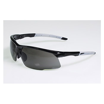 Radnor RAD64051544 QuartzSight5 Safety Glasses With Black Frame And Gray Lens