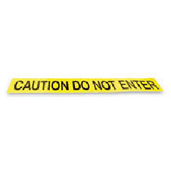 Radnor 64055721 3" X 1000' Yellow 2 Mil Barricade Tape "Caution Do Not Enter"