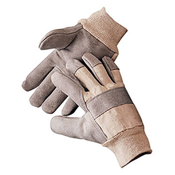 Radnor Side Split Leather Palm Gloves With Knit RAD64057558 Large