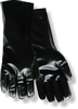 Red Steer Gloves Black PVC coated Coated Gloves B-14-L