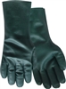 Red Steer Gloves Green PVC coated Coated Gloves GWG-14-L