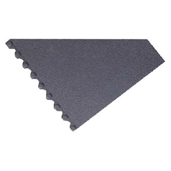 Superior 556S0033BL Manufacturing Notrax 3' X 3' Black Cushion-Ease Solid 3/4" Thick Wet/Dry Area Anti-Fatigue Floor Mat