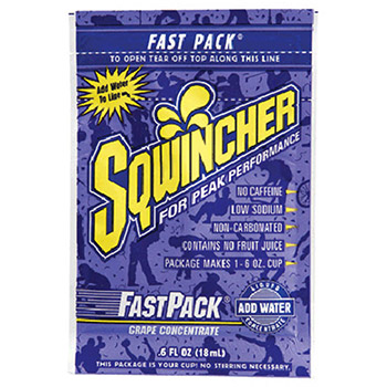 Sqwincher .6 Ounce Fast Pack Liquid Concentrate Grape 015302-GR