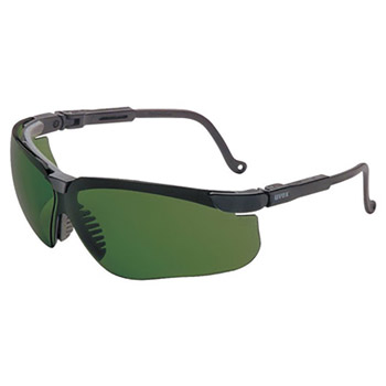 Uvex UVXS3207 By Honeywell Genesis Safety Glasses With Black Polycarbonate Frame And Shade 3.0 Polycarbonate Ultra-duraInfra-dura Anti-Scratch Hard Coat Lens