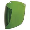 Uvex UVXS9560 by Honeywell Turboshield 9" X 15 7/8" X 3/32" Green Shade 3 Uncoated Polycarbonate Faceshield For Use With Turboshield Headgear and Hardhat Adapter Only