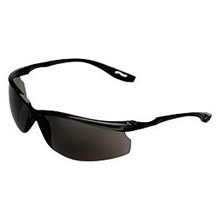 3M 3MR11798-00000 Virtua Sport CSS Safety Glasses With Black Polycarbonate Frame, Gray Polycarbonate Anti-Fog Lens And Corded Earplug Control System