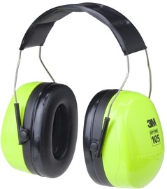 3M™ Peltor™ Optime™ 105 Earmuffs H10A HV, Over-the-Head, 10 EA/Case