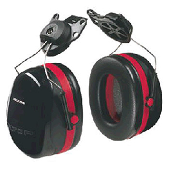 Aearo 3M H10P3E Peltor Optime 105 Helmet Mount Earmuffs With Liquid/Foam Earmuff Cushions