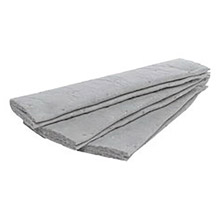 3M 3MRM-FL550DD/M 5" X 50' Light Gray Polypropylene And Polyester High Capacity Maintenance Folded Sorbent, Perforated Every 16"