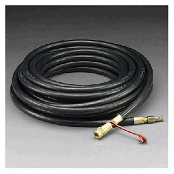3M W-9435-25 25' Supplied Air High Pressure Hose With 3/8" ID And International Interchange Fittings On Both Ends