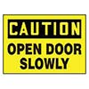 Accuform Signs Sign 7in X 10in Yellow Black Adhesive Vinyl MADMC06BVS