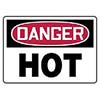 Accuform Signs Sign 7in X 10in Red Black White Adhesive Vinyl MCPGD16BVS