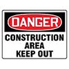 Accuform Signs Sign 7in X 10in Red White Black Adhesive Vinyl MCRT101VS