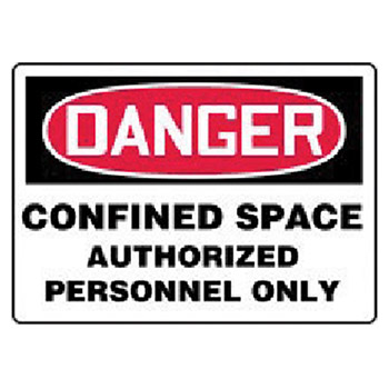 Accuform Signs Sign 7in X 10in Red Black White Adhesive Vinyl MCSPD07BVS