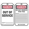 Accuform Signs 5 7 8in X 3 1 8in Red Black White PF Cardstock MDT246CTP