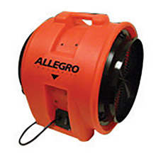 Allegro ALE9539-16 COM-PAX-IAL 16" 3200 cfm 1 hp 115 VAC Polyethylene Light Weight Portable Industrial Blower With On-Off Switch And Built In Carry Handle