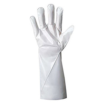 Ansell Size 10 White Barrier 380 - 410 mm Non-Woven Lined 2.5 mil Five Layer Laminated Film Hand Specific Chemical Resistant Gloves
